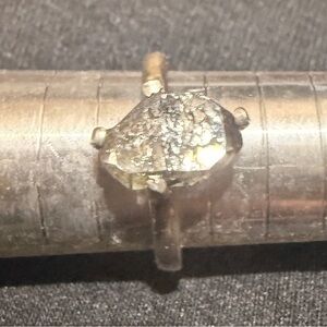 Raw Herkimer Diamond Ring✨925 size 8